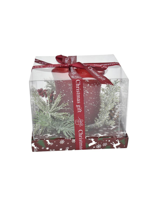 ROUGE CANDLE HOLDER 15x15x12cm