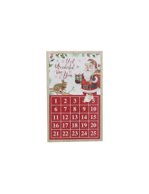 CALENDARIO DELL'AVVENTO 27x45x0,9cm