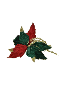 FIORE GAMBO CORTO VERDE/ROSSO