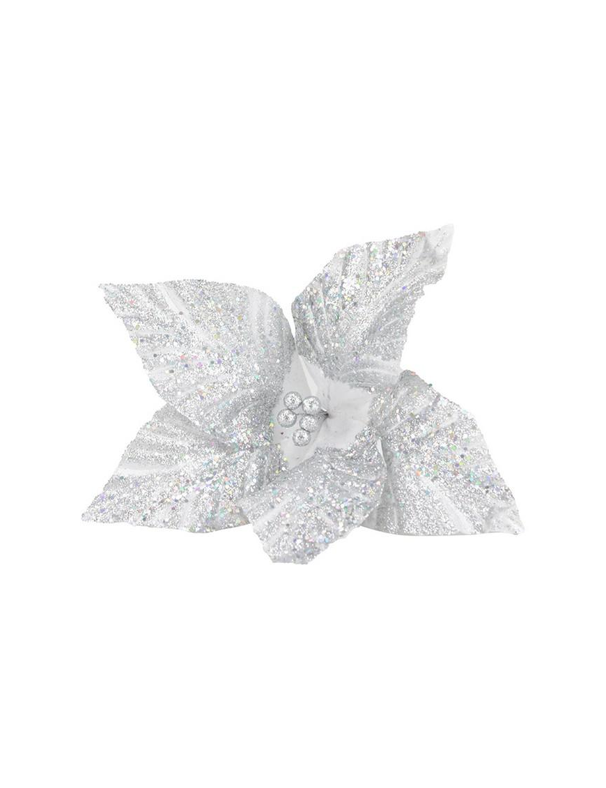 SHORT-STEM FLOWER WHITE/SILVER