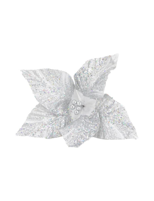 SHORT-STEM FLOWER WHITE/SILVER