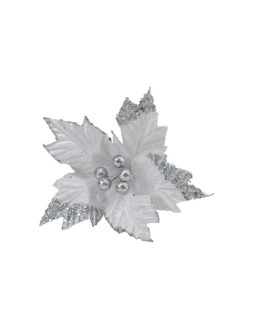 SMALL WHITE/SILVER FLOWER
