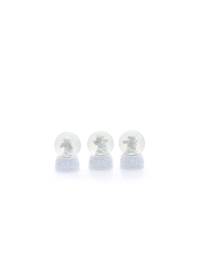 AMPOLLA VETRO CON ANGELO  4,5cm