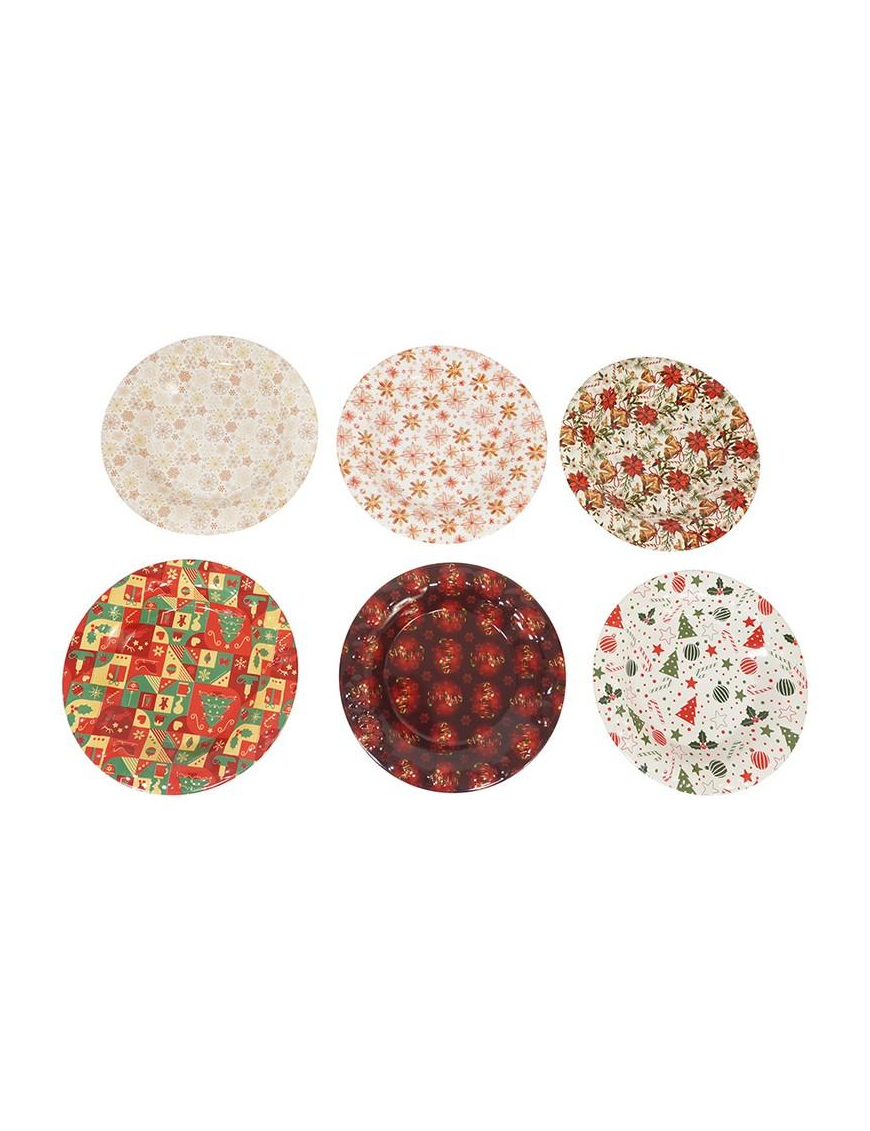 CHRISTMAS LINE ROUND TRAY 38cm