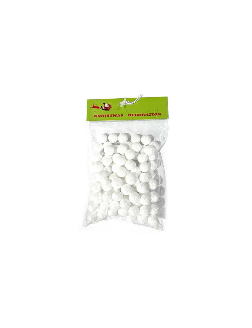 WHITE DECOUPAGE SPHERES 2cm