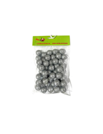 SFERE DECOUPAGE ARGENTO 2,5cm
