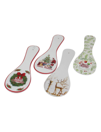 CHRISTMAS CERAMIC SPOON REST 10x28cm