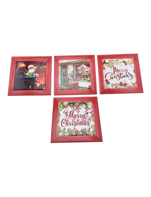 20cm CERAMIC CHRISTMAS PICTURE TRIVET