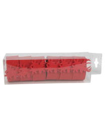 RED FELT REINDEER NAPKIN HOLDER 6 pcs