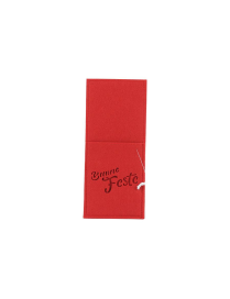 PORTAPOSATE CON SCRITTA BUONE FESTE 23x10cm