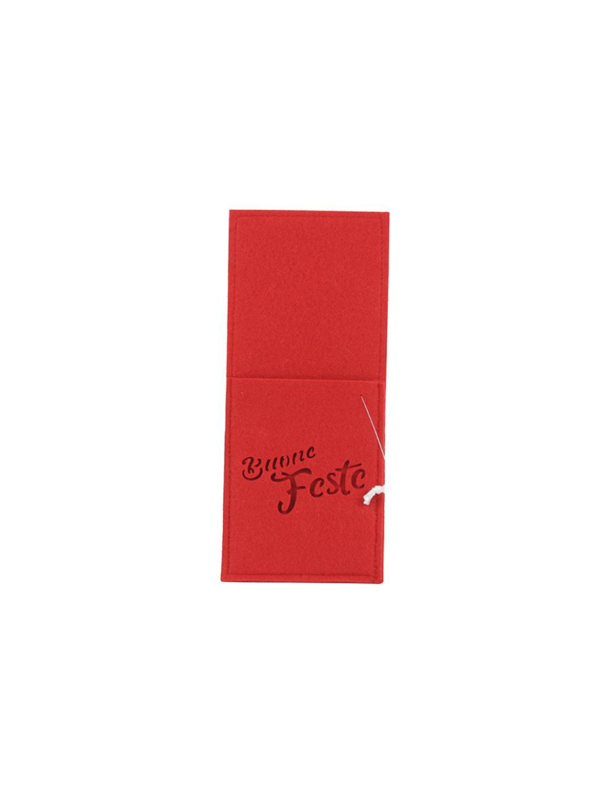 PORTAPOSATE CON SCRITTA BUONE FESTE 23x10cm