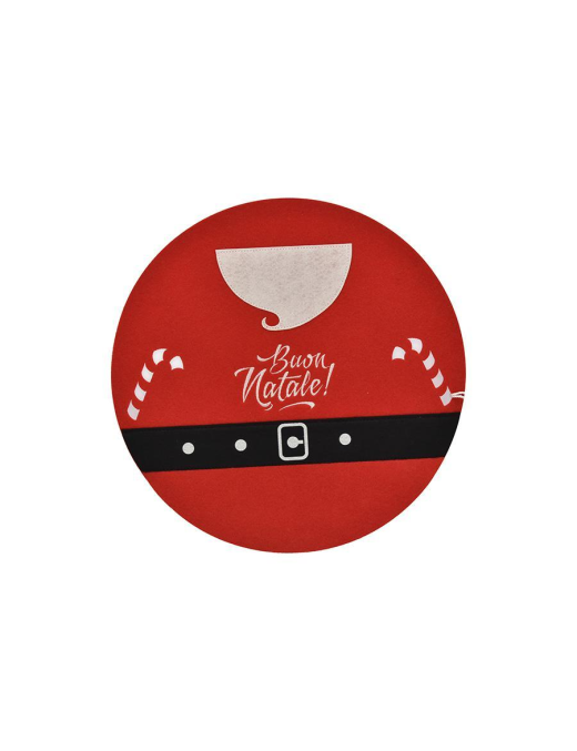 SOTTOPENTOLA CON SCRITTA BUON NATALE 35cm