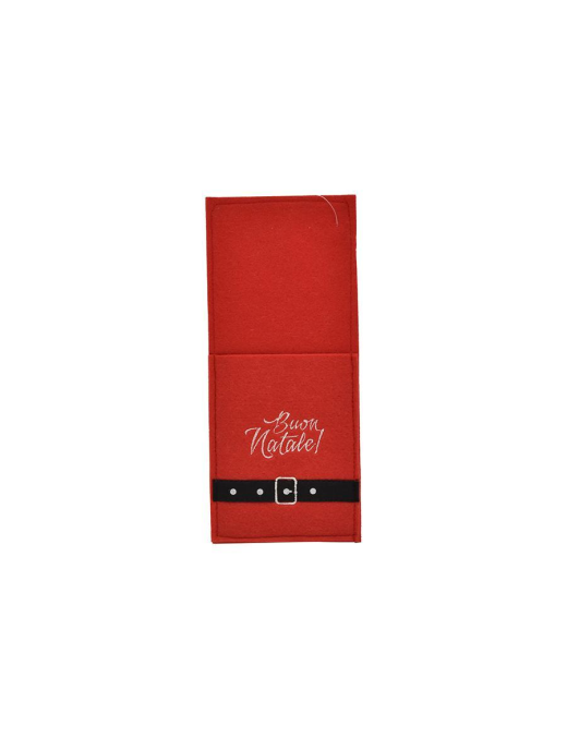 CUTLERY HOLDER WITH MERRY CHRISTMAS WRITING 23x10cm