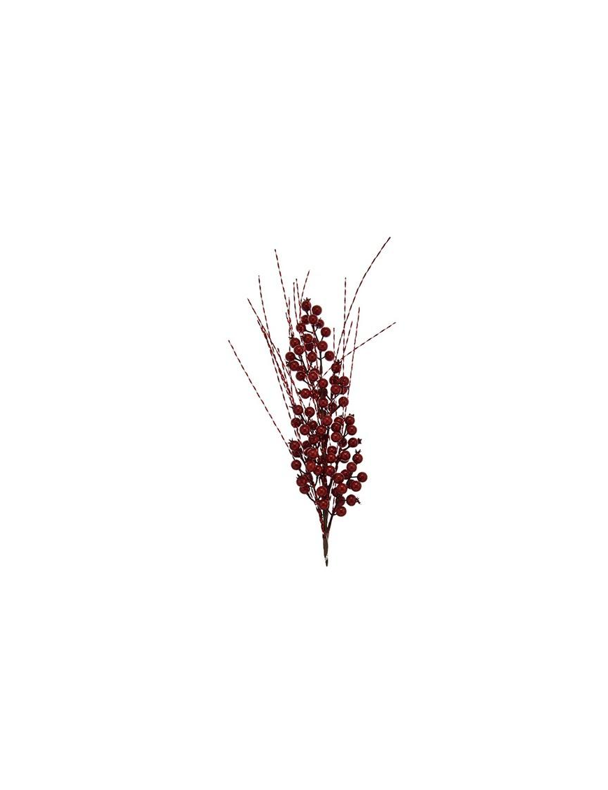 PICK CON BACCHE ROSSO 77cm