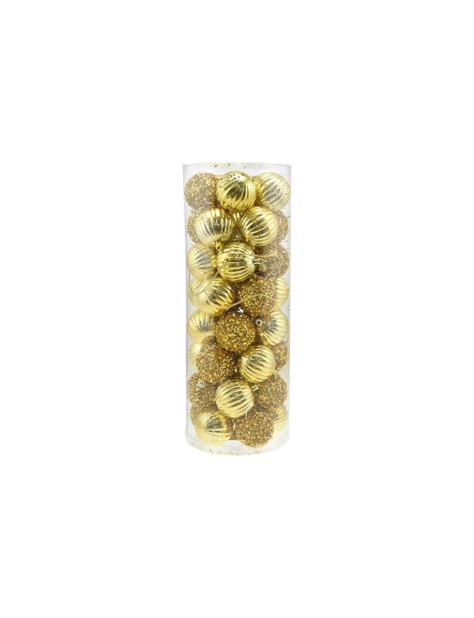 SFERE ORO  6cm 40pezzi