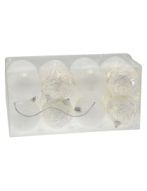 IRIDESCENT SPHERES 6cm 16 pieces