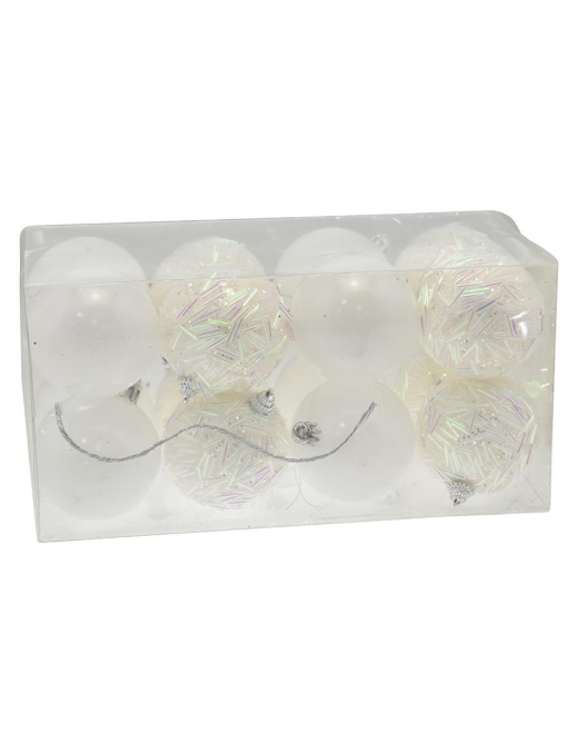 SFERE IRIDESCENTE   6cm 16pezzi