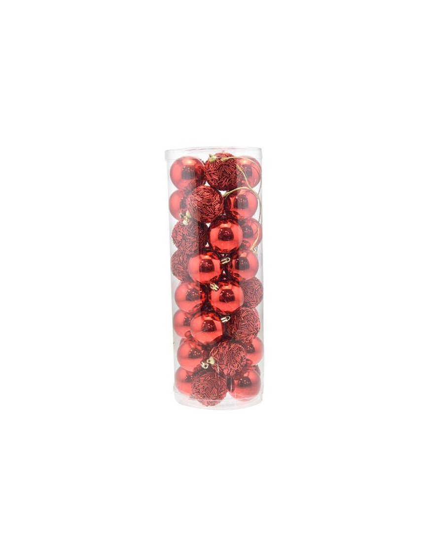 SFERE ROSSO  6cm 40pezzi