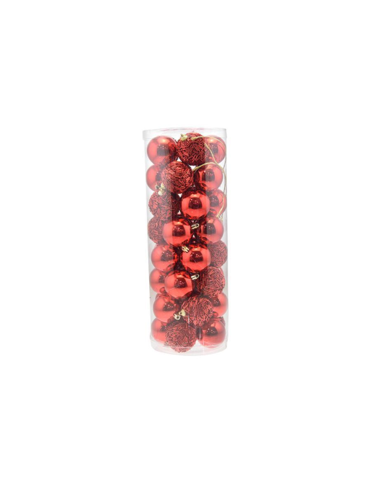 SFERE ROSSO  6cm 40pezzi