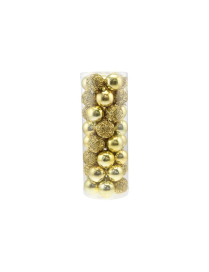 SFERE ORO  6cm 40pezzi