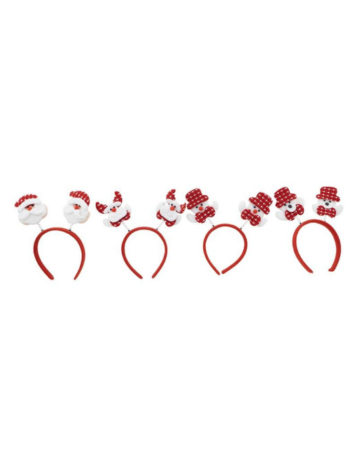CERCHIETTO NATALIZIO CON DECORAZIONI ASSORTITE
