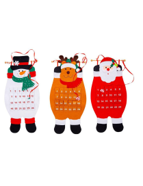 ADVENT CALENDAR ASSORTED DECORATIONS
