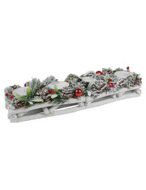 4-Place Candle Holder 53x14cm