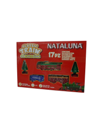 BATTERY-OPERATED TRAIN WITH LIGHTS AND SOUNDS 17 pieces