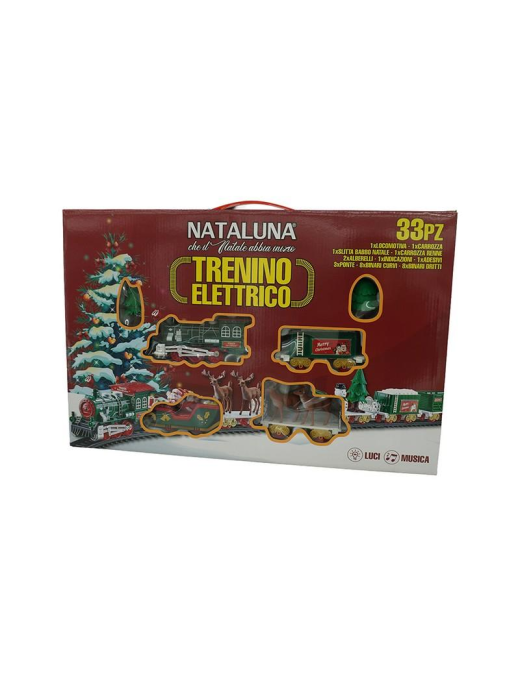 TRENINO A BATTERIA CON LUCI+MUSICA 56x7x37