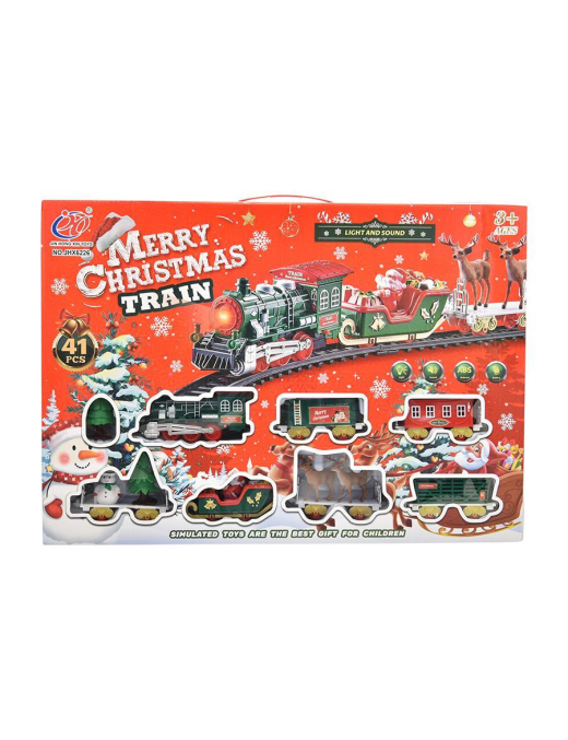 18-piece train with lights and music