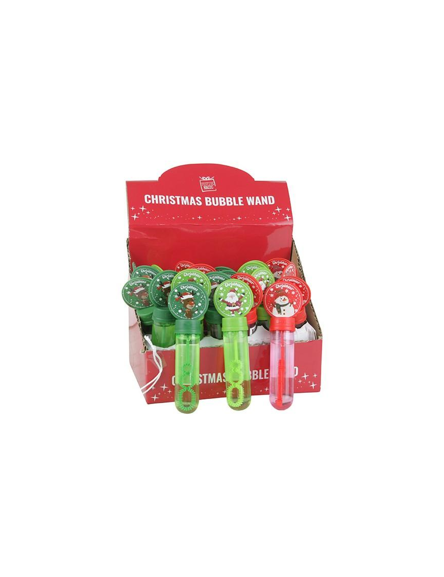 SOAP BUBBLES WITH CHRISTMAS DECORATION