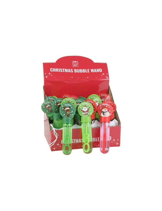 SOAP BUBBLES WITH CHRISTMAS DECORATION