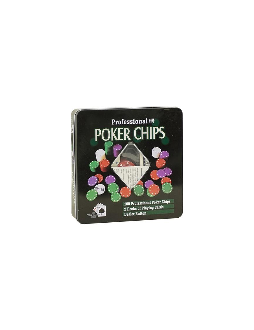 GIOCO POKER 100pezzi IN SCATOLA