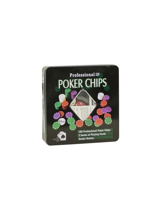 GIOCO POKER 100pezzi IN SCATOLA