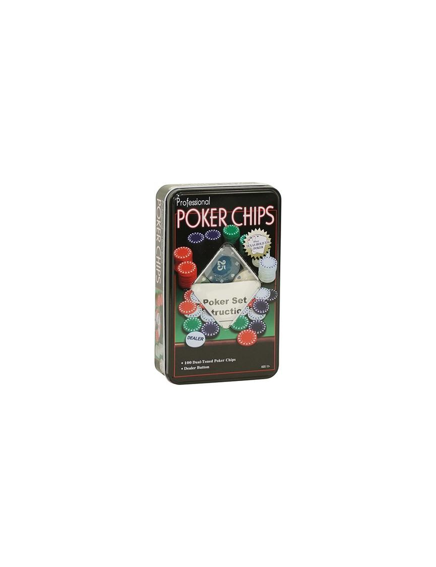 POKER GAME 100 pieces IN BOX