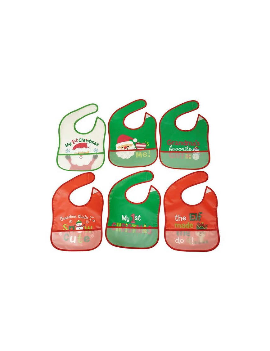 BAVAGLINO PEVA 25x37cm CON DECORAZIONE NATALE