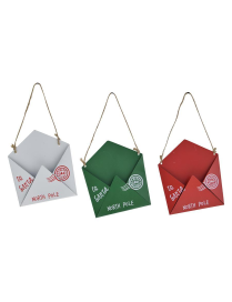 APPENDINO LETTERA 10x12cm colori assortiti