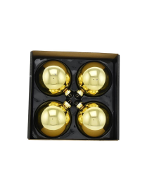 SFERE ORO LUCIDO 10cm 4pezzi