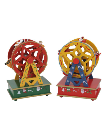 FERRIS WHEEL MUSIC BOX 14x10x21cm