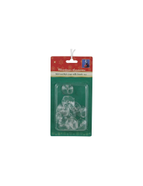 BLISTER VENTOSE CON GANCI PLASTICA 3cm 12p
