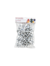 COCCARDE  5cm 20pezzi ARGENTO