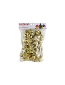8cm Rosettes 15 pieces GOLD