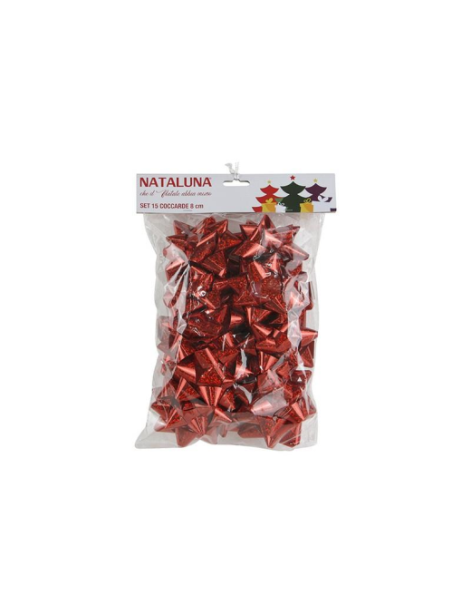 COCCARDE  8cm 15pezzi ROSSO
