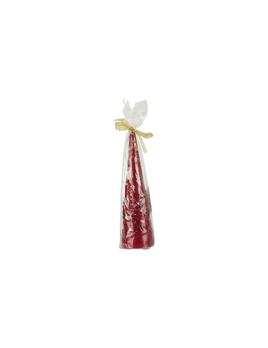 CANDELA M.073 CONICA 20cm ROSSA
