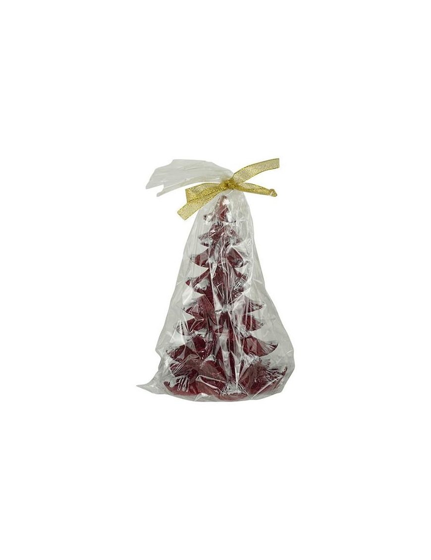 M.134 CANDELA ALBERO NAT. ROSSO 16cm
