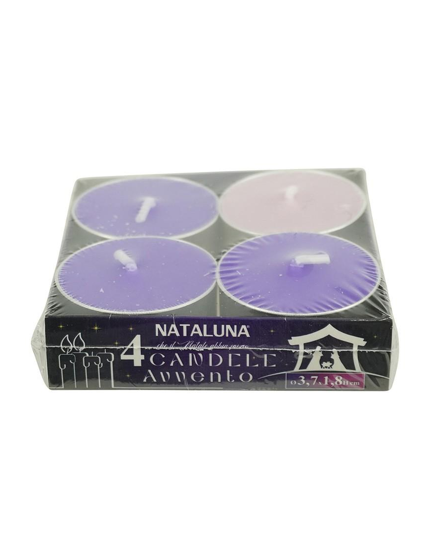 CANDELA AVVENTO TEA-LIGHT 3,75x1,83cm 4p