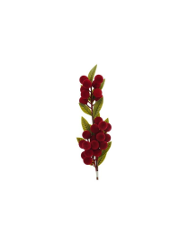 PICK BACCHE VELLUTO BORDEAUX