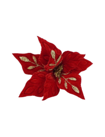 M.WJ-26J24 FIORE GAMBO CORTO 8P ROSSO/OR
