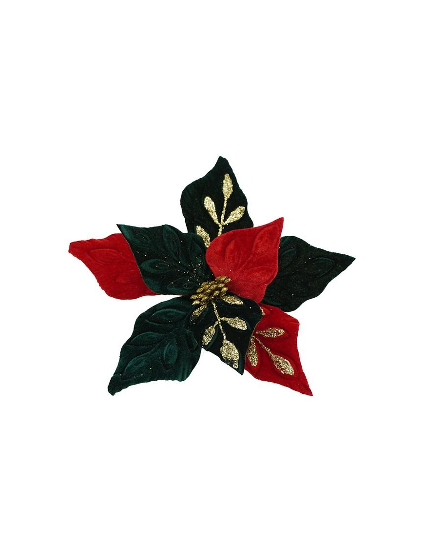 M.WJ-26J24 FIORE GAMBO CORTO 8P ROSSO/VE