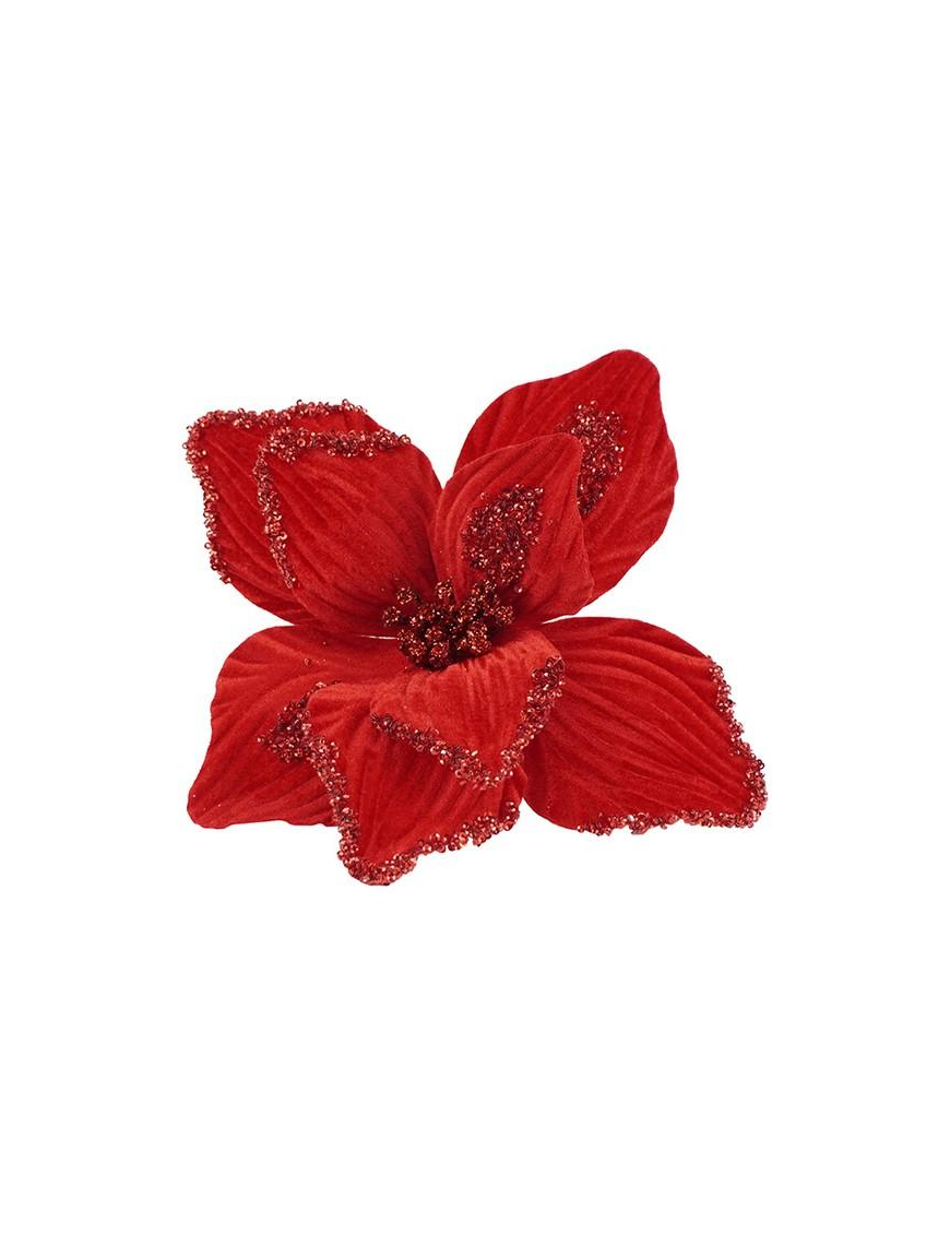 M.W9-26961 FIORE GAMBO CORTO 8P ROSSO